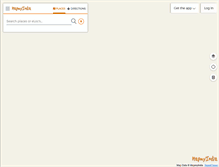 Tablet Screenshot of maps.mapmyindia.com